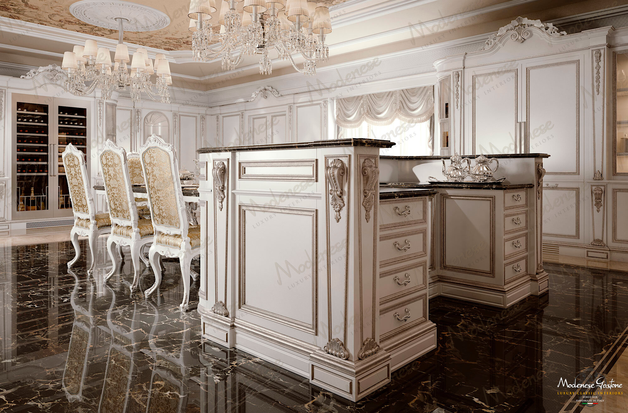 Deluxe Italian Classic Kitchen in Miami 02 Deluxe Italian Classic Kitchen in Miami by Modenese Bespoke - image 02