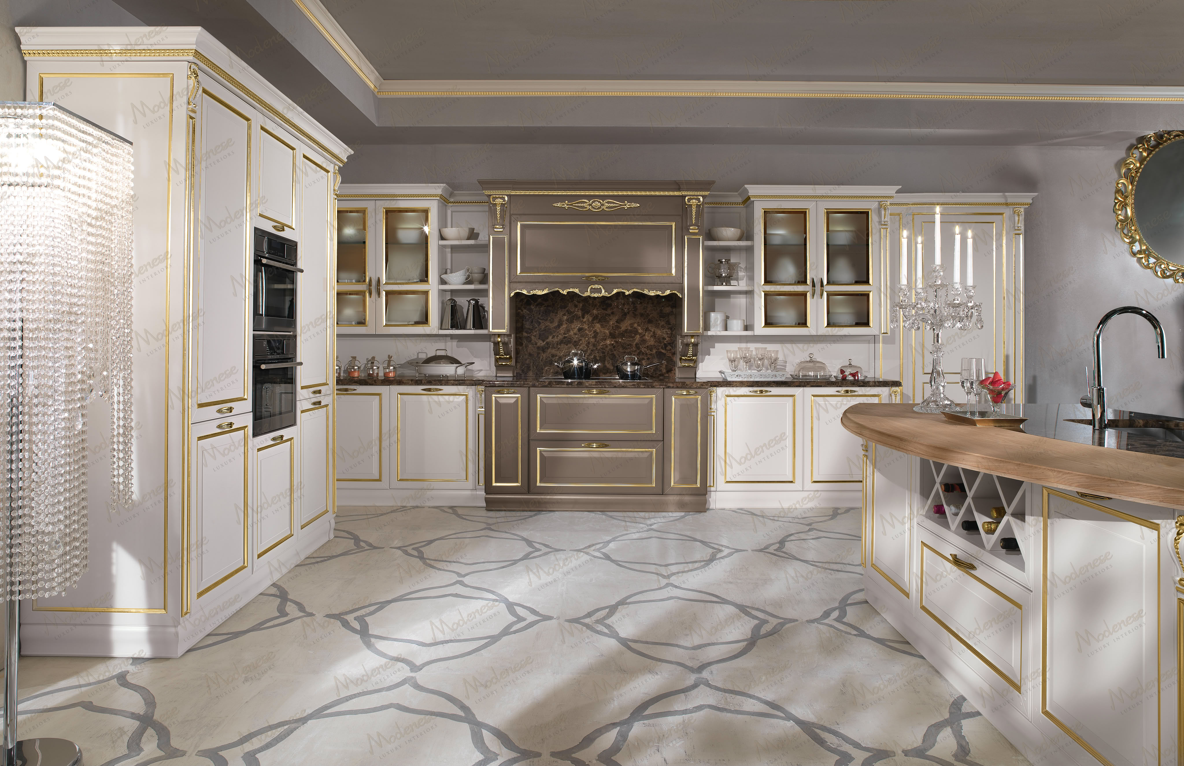 Contemporary Modern Chic Kitchen Project in New York – Usa by Modenese Bespoke