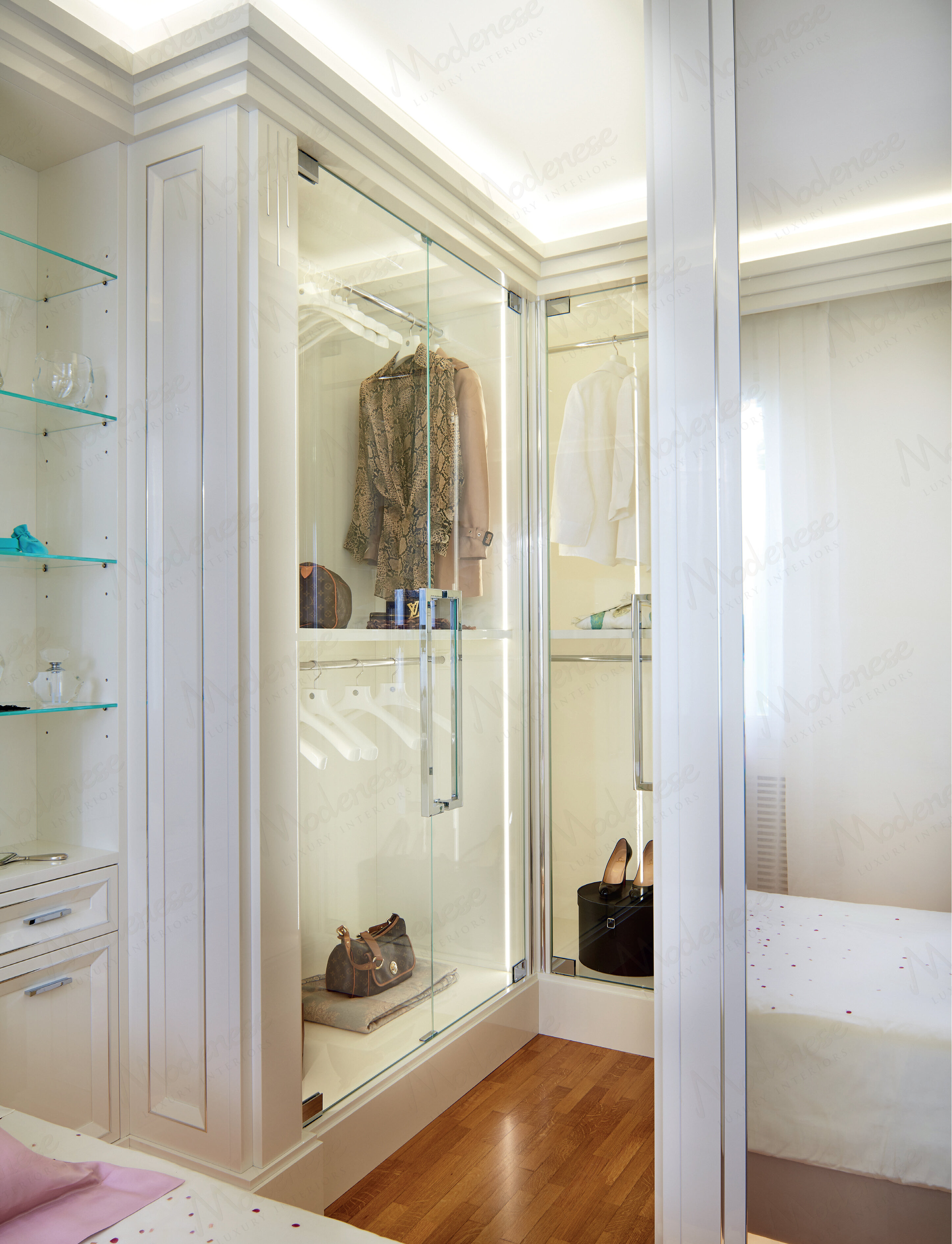 Luxury Walk-In Closet Project in Beverly Hills, Los Angeles 01 Luxury Walk-In Closet Project in Beverly Hills, Los Angeles by Modenese Bespoke - image 01