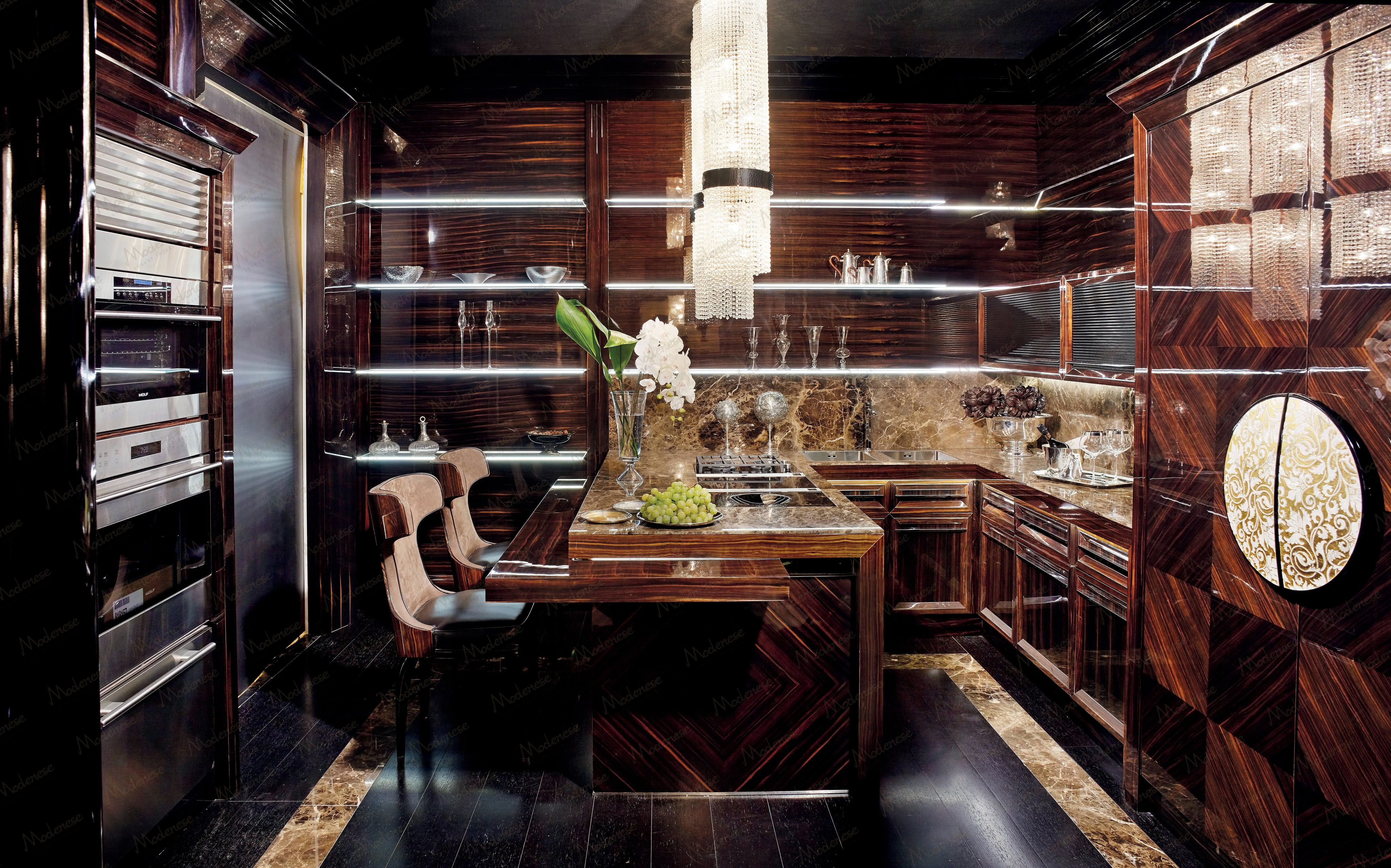 Eclectic Kitchen Project in Doha – Qatar by Modenese Bespoke