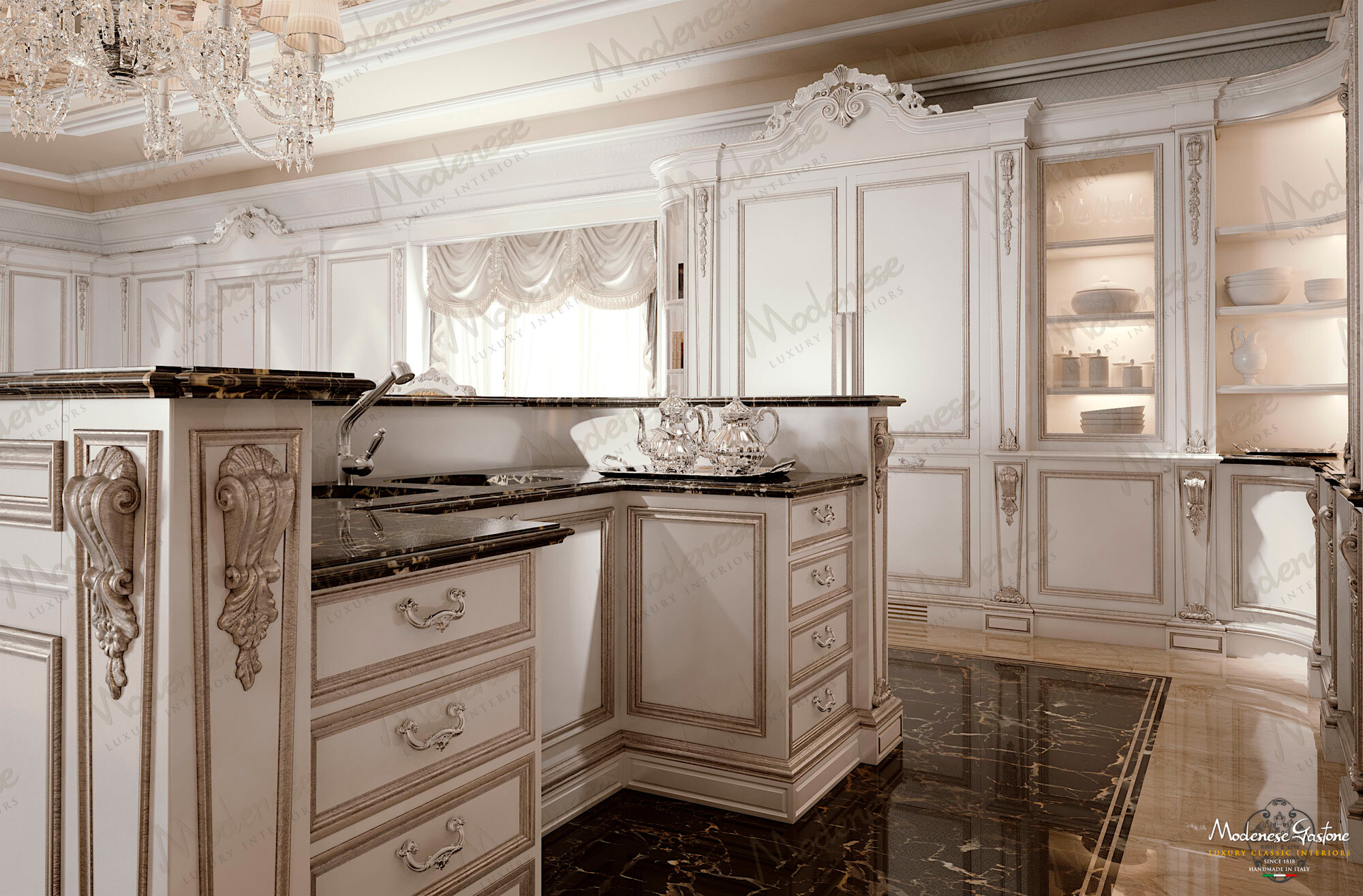 Deluxe Italian Classic Kitchen in Miami 05 Deluxe Italian Classic Kitchen in Miami by Modenese Bespoke - image 05