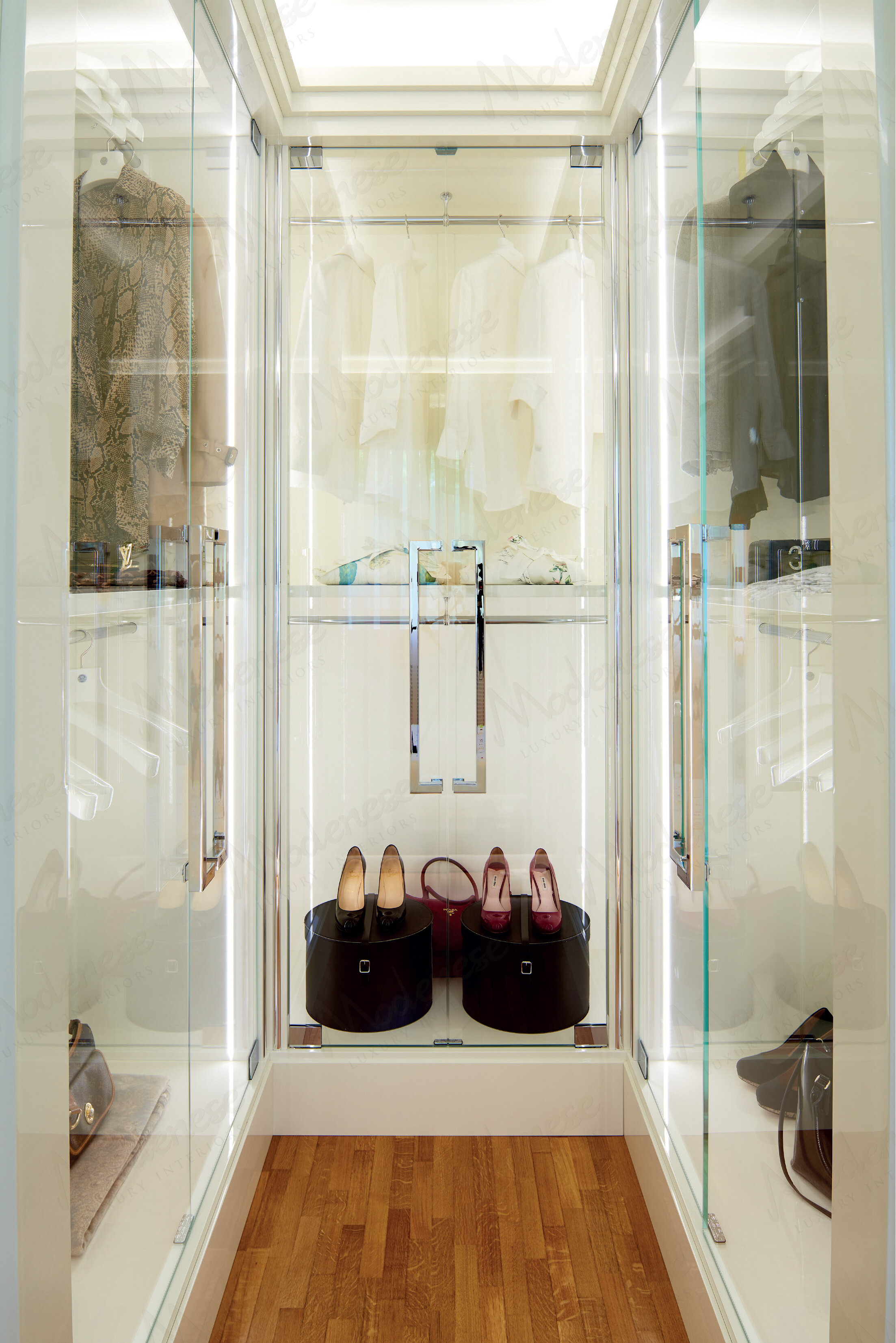 Luxury Walk-In Closet Project in Beverly Hills, Los Angeles 04 Luxury Walk-In Closet Project in Beverly Hills, Los Angeles by Modenese Bespoke - image 04