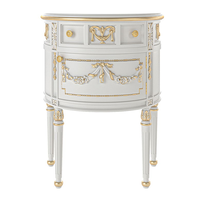1-Drawer With 1 Door Night Table